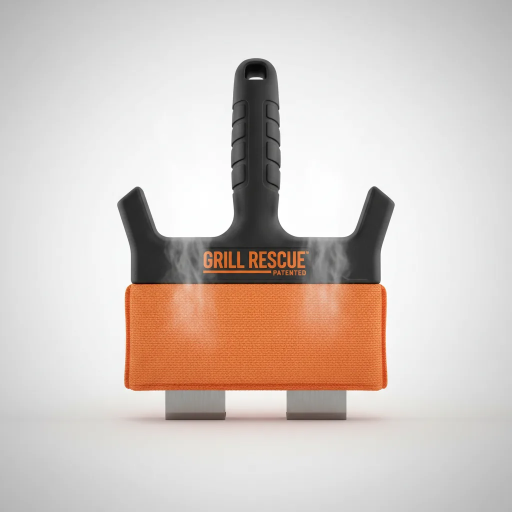 Grill Rescue Patented BBQ Grill Cleaning Brush