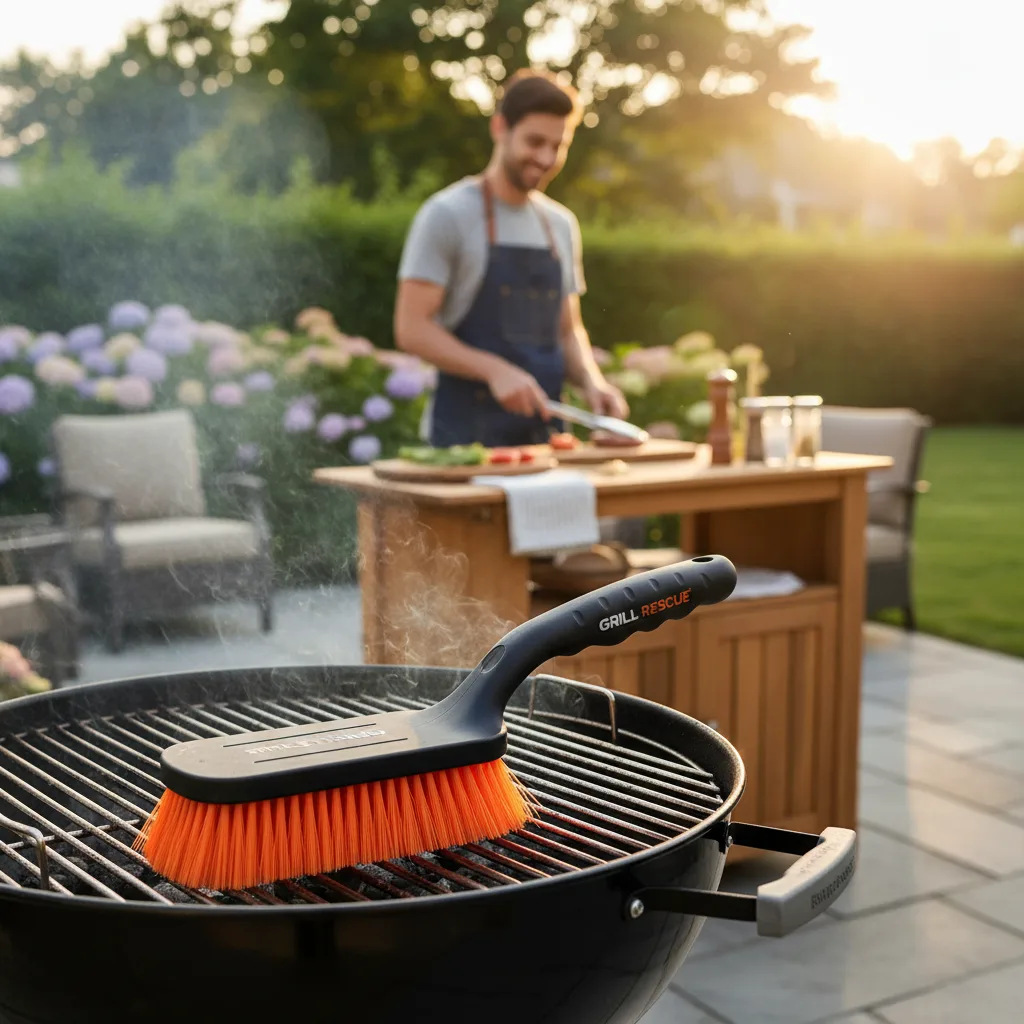 Grill Rescue Patented BBQ Grill Cleaning Brush image 3