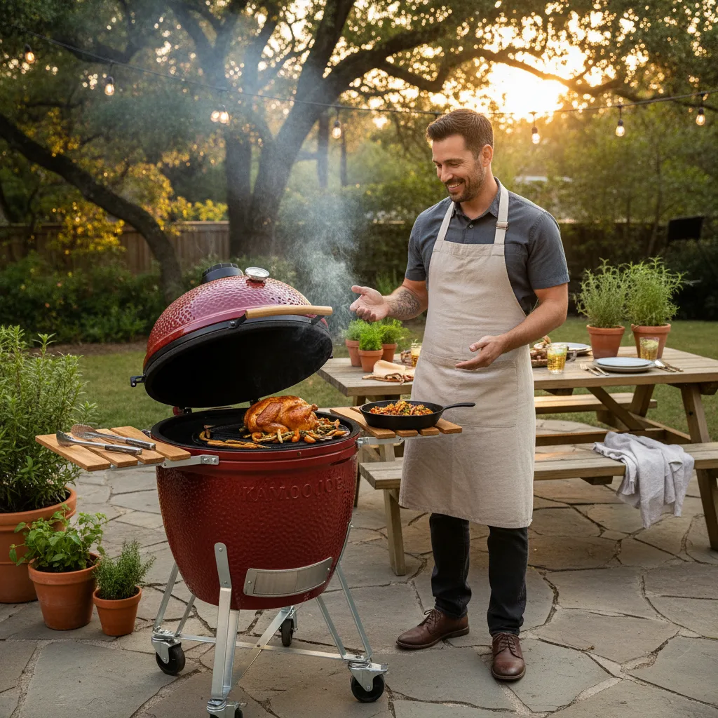 Kamado Joe Classic III 18-Inch Charcoal Grill image 3