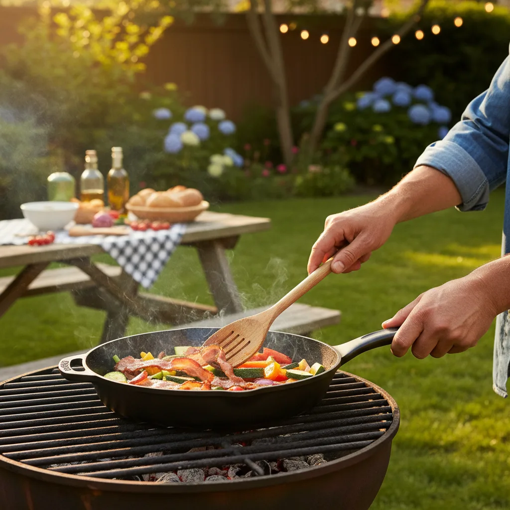 Lodge 12-Inch Carbon Steel Skillet image 3