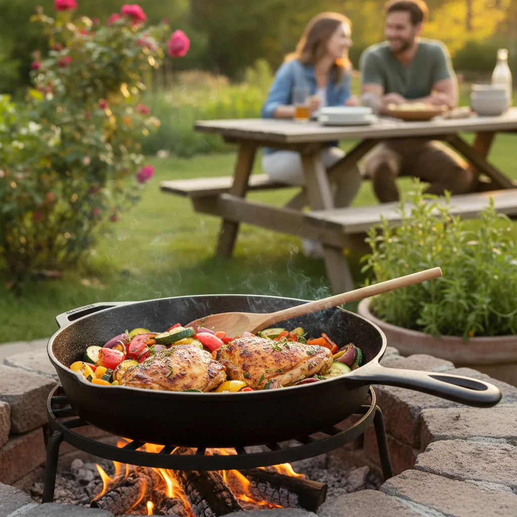 Lodge 12-Inch Seasoned Cast Iron Skillet image 3