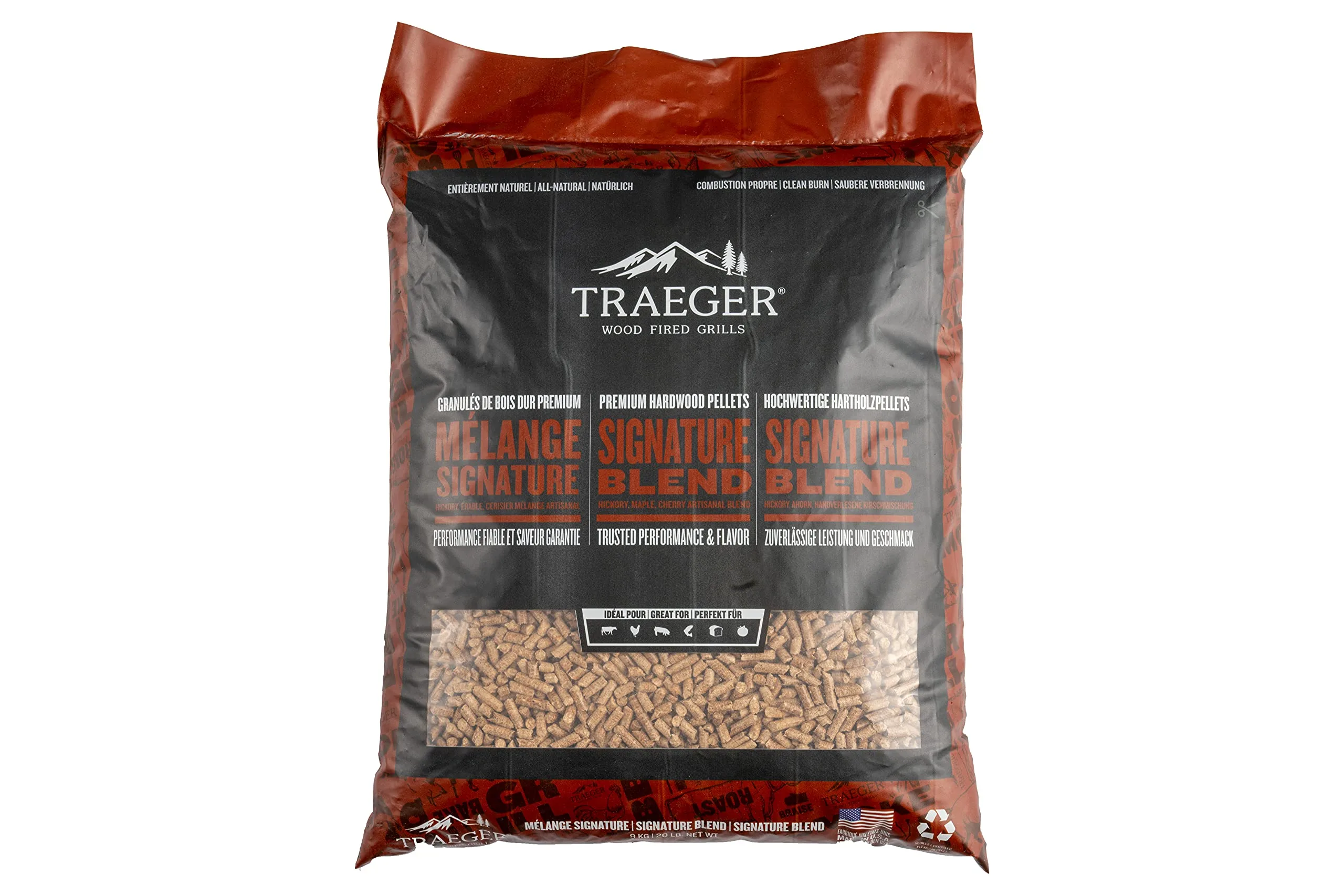 Traeger 20lb Signature Blend Wood Pellets image 2