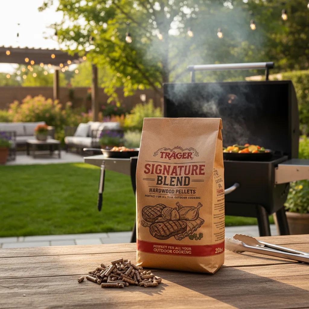 Traeger 20lb Signature Blend Wood Pellets image 3