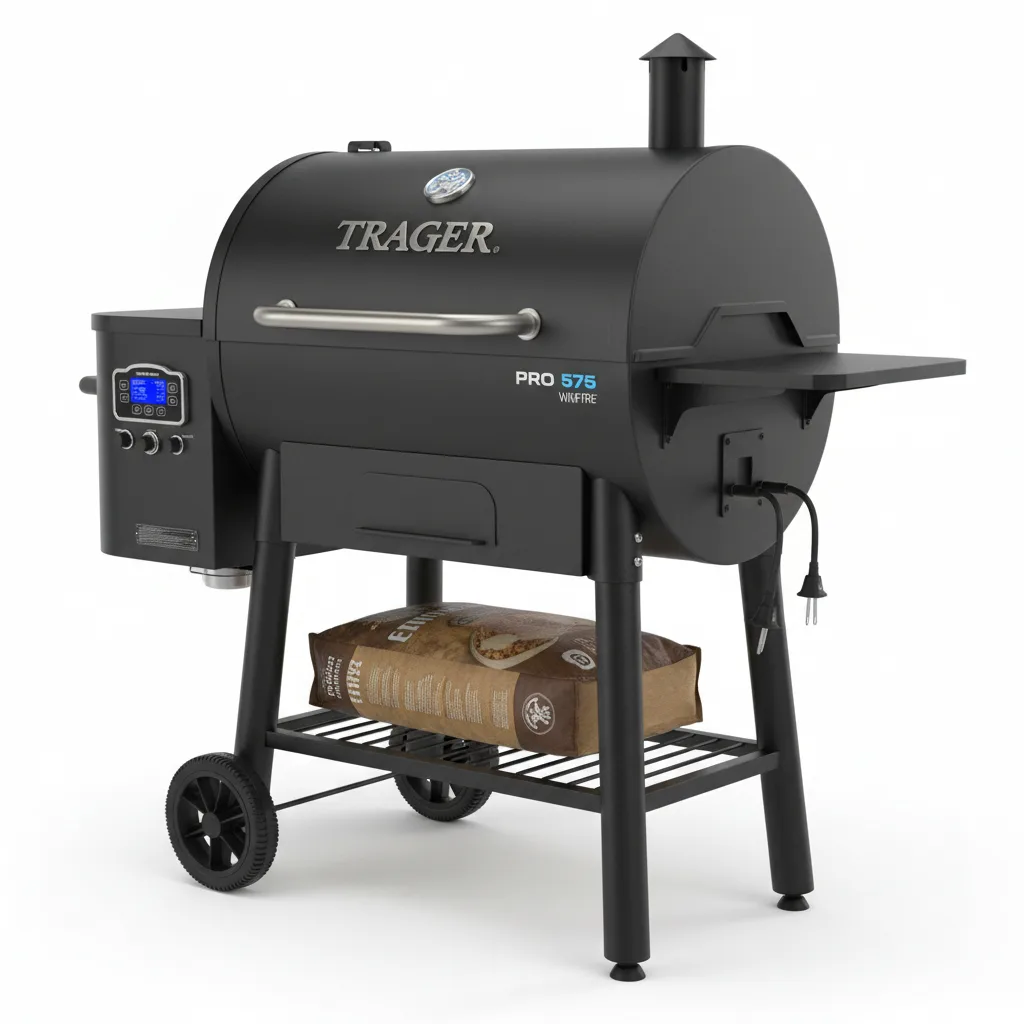 Traeger Pro 575 Wi-Fi Controlled Pellet Grill image 2