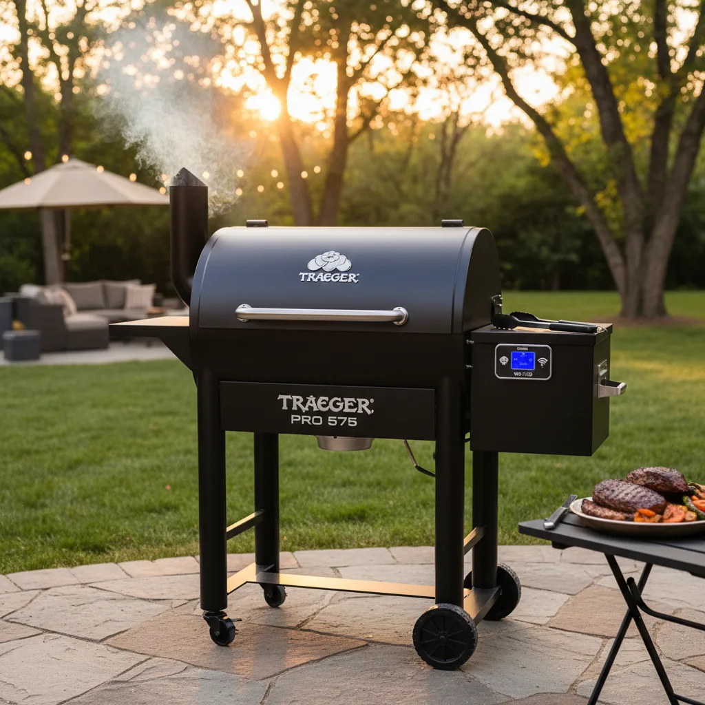 Traeger Pro 575 Wi-Fi Controlled Pellet Grill image 3