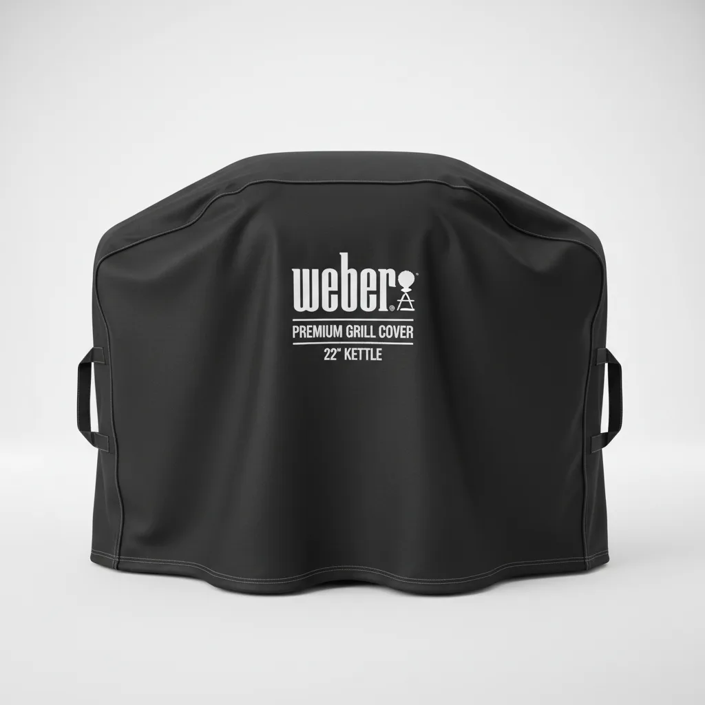 Weber 7421 Premium Grill Cover 22-Inch Kettle
