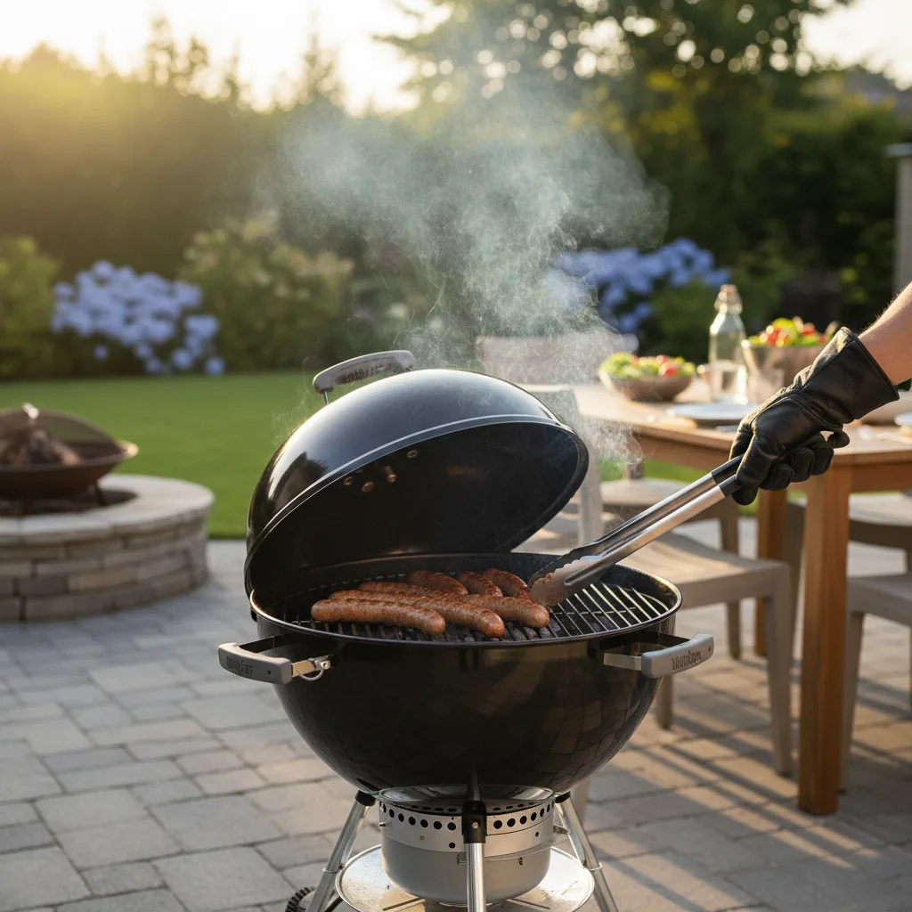 Weber Original Kettle Premium 22-Inch Charcoal Grill image 3