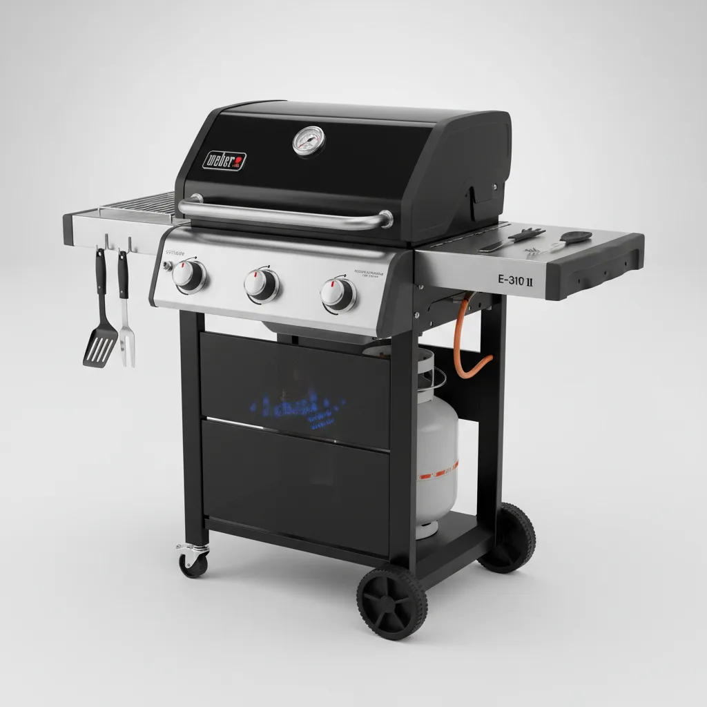 Weber Spirit II E-310 3-Burner Propane Gas Grill image 2